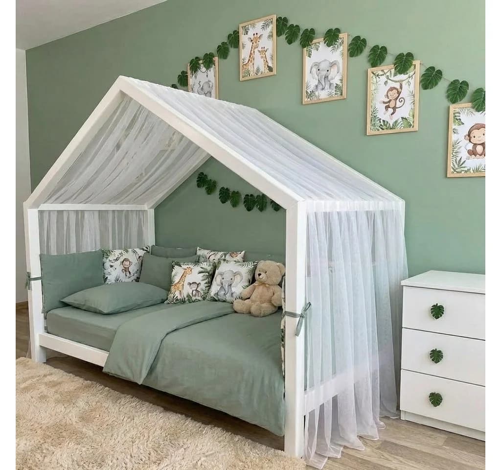 Baby Fancyroom Tüll-Betthimmel Premium Hausbett Baldachin - Bild 2