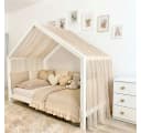 Premium Tüll Betthimmel Hausbett Baldachin für Kinderzimmer Bild 2