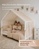 Premium Tüll Betthimmel Hausbett Baldachin für Kinderzimmer Bild 3