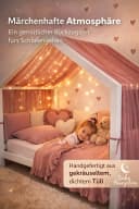 Baby Fancyroom Betthimmel Premium Hausbett Rosa Tüll Bild 4