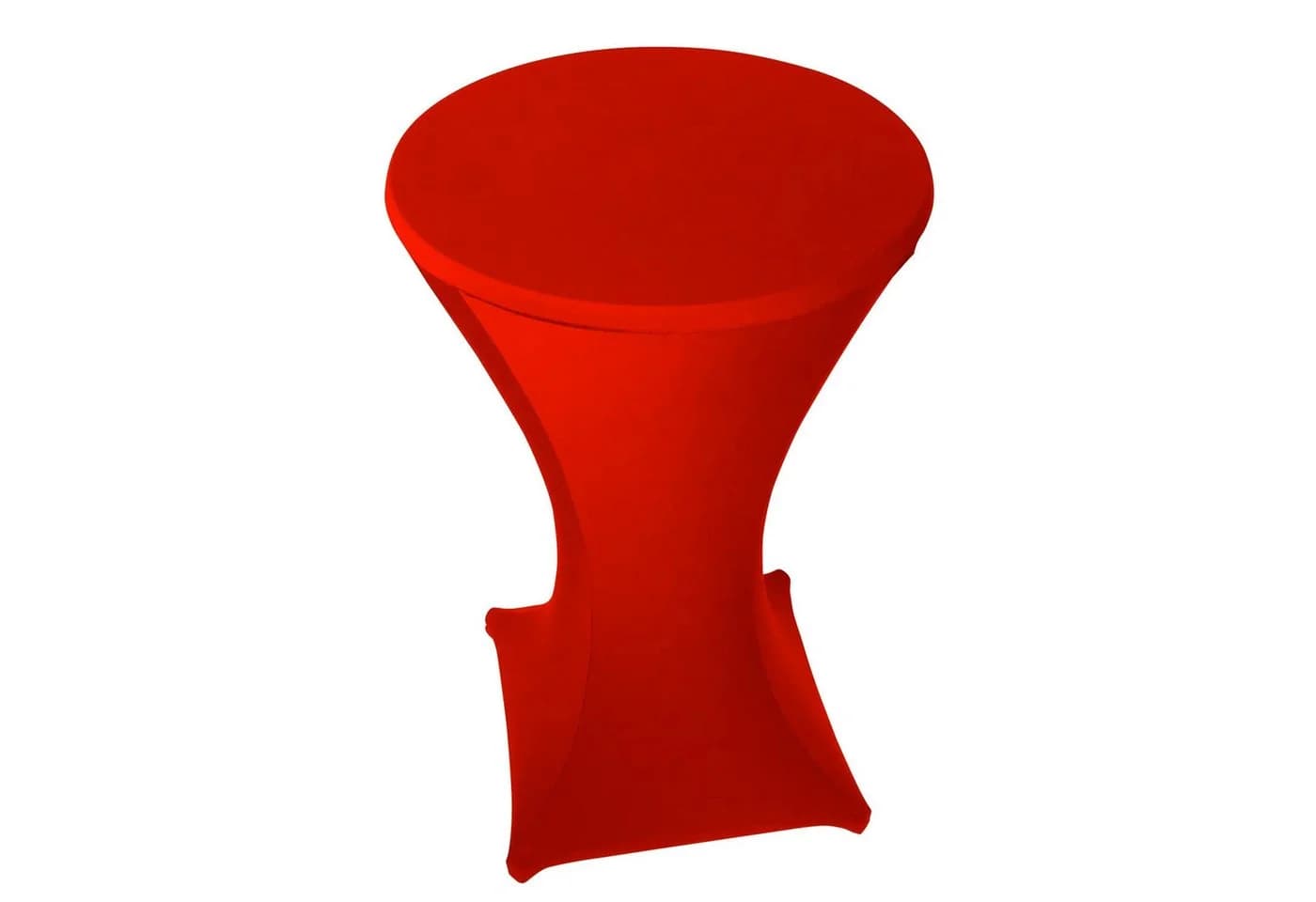 Jirex Trading Company Stehtischhusse Stretch Rot ø 70 cm