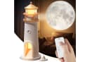 VEKROBOT Nachtlicht Leuchtturm Projektor Bluetooth Fernbedienung Weiss Bild 2