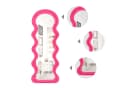 CASSILANDO Ganzkörperspiegel Wellen-Design Rosa Holzrahmen Bild 4