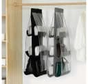 Blusmart Hängeregal Organizer Schwarz/Weiß/Grau mit 6 Fächern Bild 4