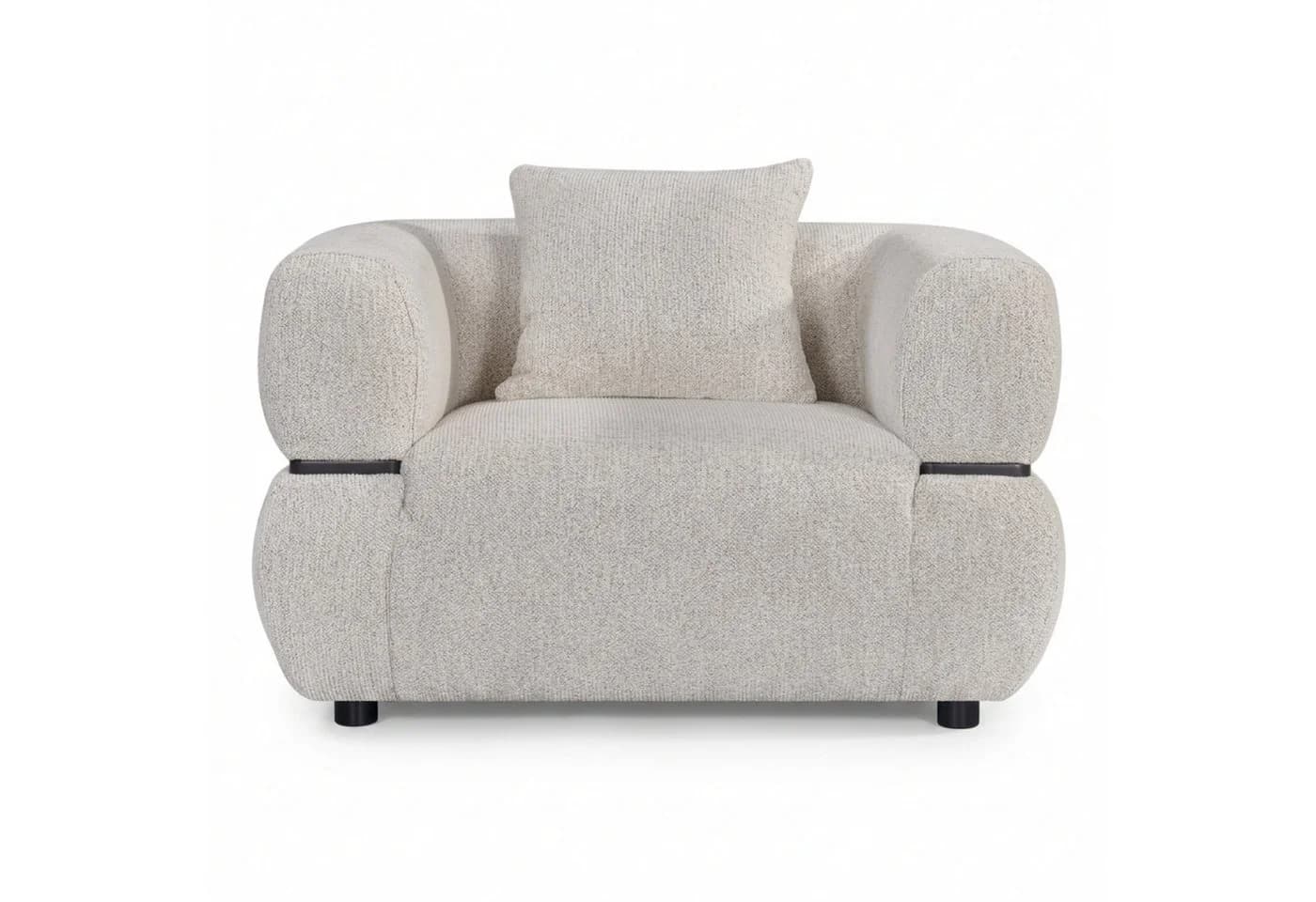 gowoll Sofa Polstergarnitur 3-2-1 Creme-Weiß mit Relaxfunktion - Bild 5