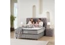 gowoll Boxspringbett Fluffy mit Matratze & Topper grau mit Bettkästen Bild 3