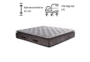gowoll Boxspringbett Fluffy mit Matratze & Topper grau mit Bettkästen Bild 5