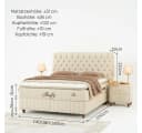 gowoll Boxspringbett Fluffy mit Matratze H3 & Bettkästen Bild 5