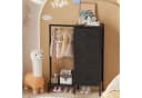 OYRREU Kinderkleiderschrank 3-in-1 Kommode mit Kleiderstange & Schuhregal Bild 2