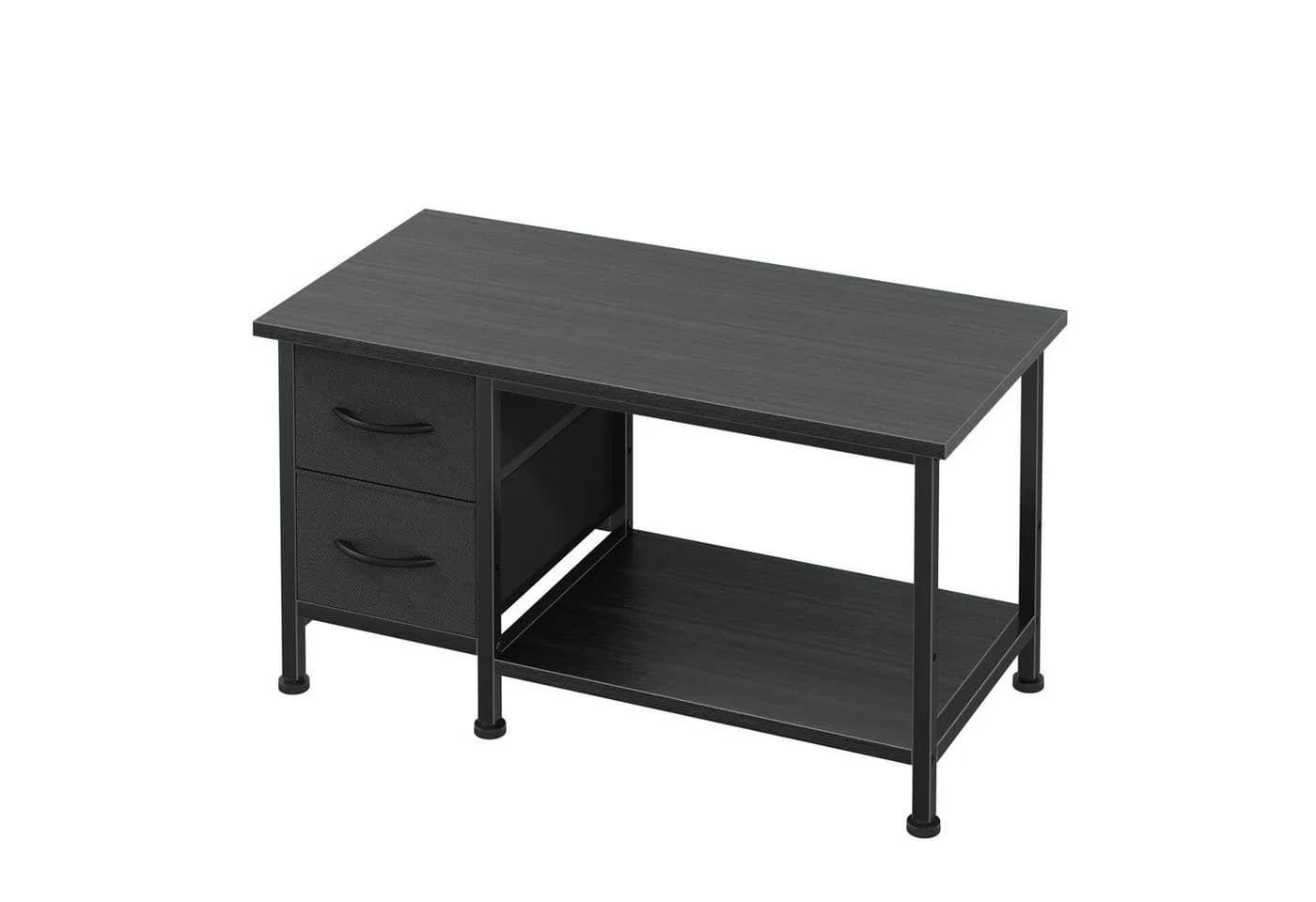 OYRREU Couchtisch Höhenverstellbar Schwarz 2 Schubladen - Bild 4