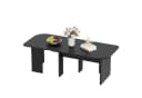 OYRREU Modulares Couchtisch-Set 2-tlg. Schwarz Holzoptik Bild 3