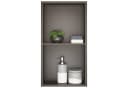 SaniteModar Duschnische Edelstahl Grau Schwarz Silber 60x30x10 cm Bild 2