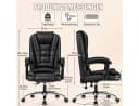 ZAISZE Chefsessel Bürostuhl Schwarz Ergonomisch mit Neigefunktion Bild 5