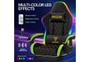ZAISZE Gaming-Stuhl mit LED Lichtleiste Grün Bild 4
