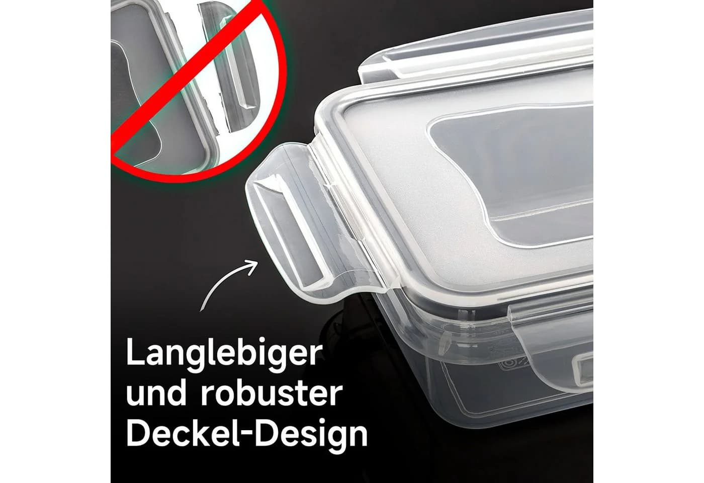 SURFOU Frischhaltedosen Set 24-tlg. mit Deckel PP-Kunststoff - Bild 3