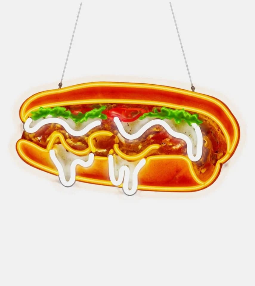 TSE LED Neon Schild Philly Cheesesteak Diner Licht Deko - Bild 2