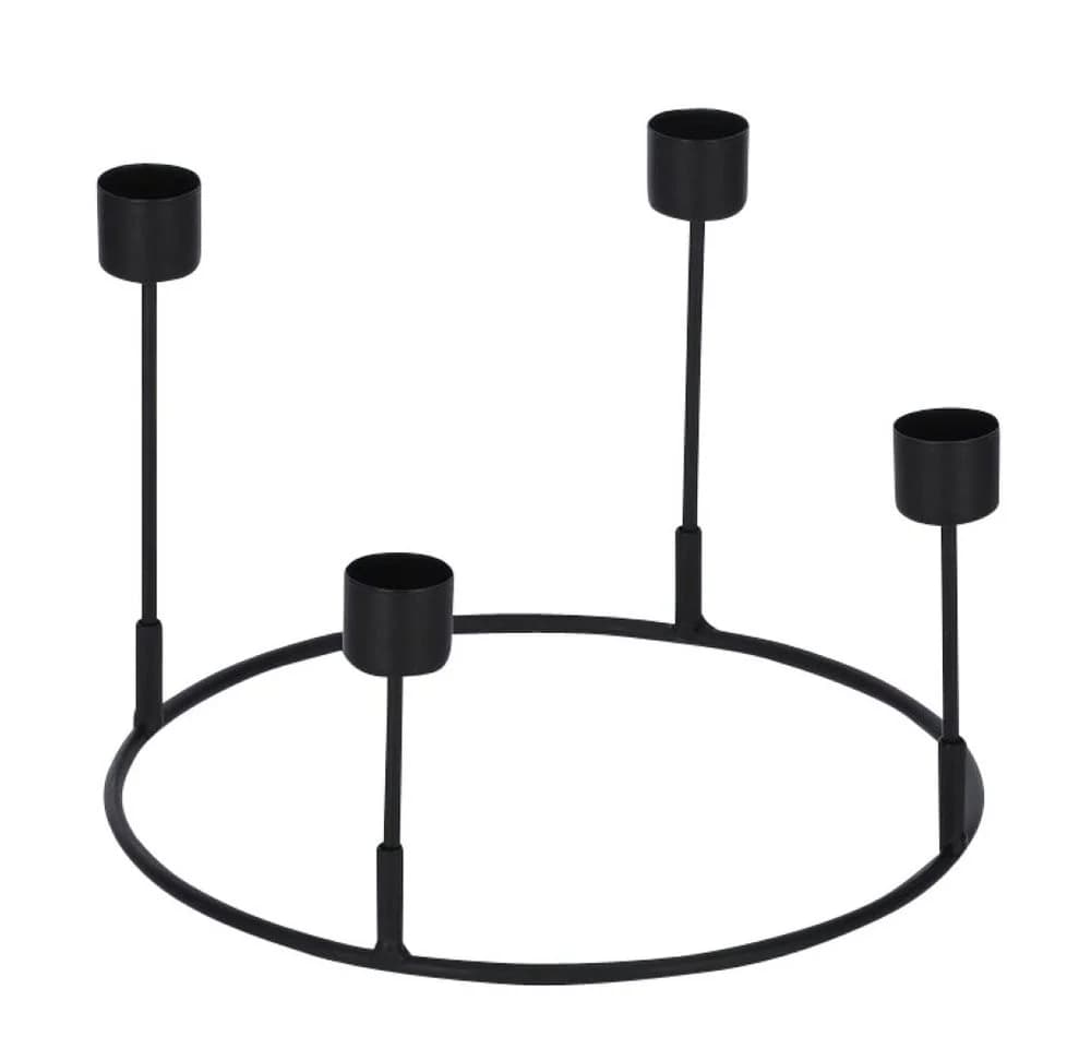 Online-Fuchs Kerzenständer 3 in 1 Metall Schwarz 20 cm - Bild 4