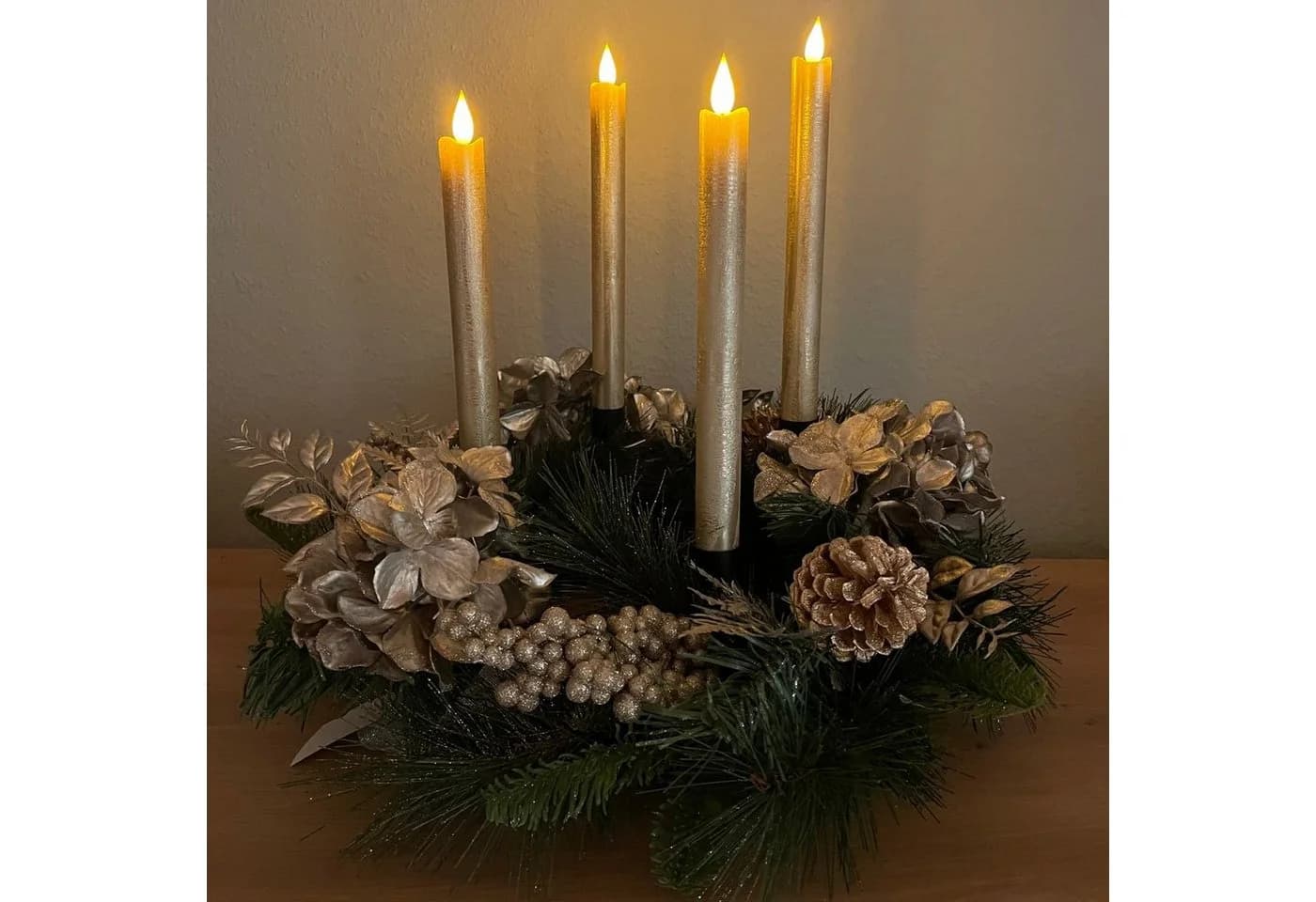 Online-Fuchs Kerzenständer 3 in 1 Metall Schwarz 20 cm - Bild 5