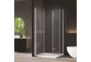 AmuseVera Eckdusche 70x70 cm Faltbar Duschabtrennung Chrome Bild 1