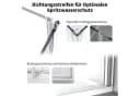 AmuseVera Eckdusche 70x70 cm Faltbar Duschabtrennung Chrome Bild 5