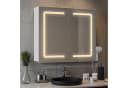 Bealife Spiegelschrank Badezimmerschrank mit LED-Beleuchtung Dreistufiges Ablagefach Bild 2