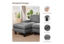 Bealife Ecksofa U-Form 270 cm mit Chaise-Lounges Bild 4
