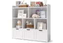 Bealife Kinderregal, Spielzeugschrank mit 3 Schubladen, mit Rollen Bild 2