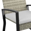 Bealife Balkonset 4-tlg. Rattan mit Schaukel-Funktion Beige/Schwarz Bild 5
