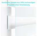 Vkele Doppelrollo Fensterrollo Ohne Bohren Weiß Sonnenschutz Verdunkelnd Bild 4