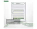 Doppelrollo ohne Bohren 130cm/150cm/230cm, OUBO, freihängend, verspannt, Klemmfix, Klemmträger, Für Fenster und Tür mit Klemmträger lichtdurchlässig verdunkelnd Bild 5