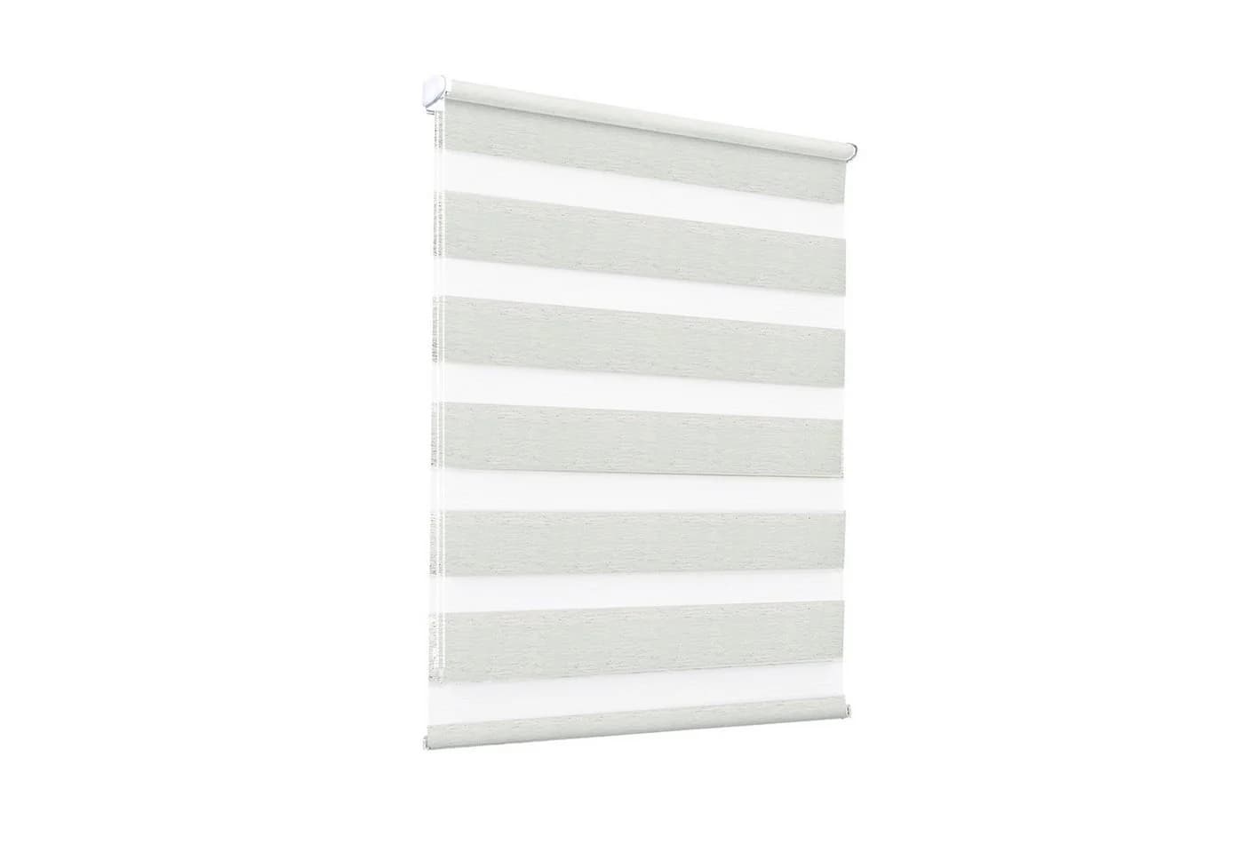 Doppelrollo ohne Bohren 130cm/150cm/230cm OUBO Beige - Bild 2