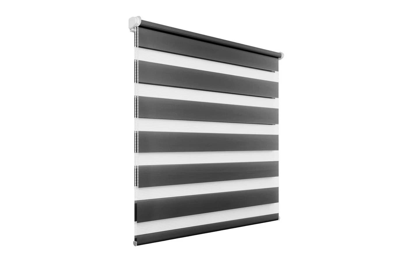 Doppelrollo ohne Bohren 230cm, OUBO, freihängend, verspannt, Klemmfix, Klemmträger, lichtdurchlässig verdunkelnd - Bild 2