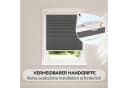 Vkele Plissee Easy Fix Klemm Faltrollo Anthrazit Blickdicht Bild 5