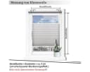 OUBO Plissee Klemmfix Grau ohne Bohren Bild 4