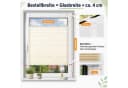 Vkele Plissee Klemmfix Beige Ohne Bohren Bild 3
