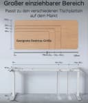 Super Solu Schreibtisch Elektrisch Höhenverstellbar Weiß Bild 4