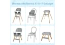 Ezebaby Kinderstuhl 6in1 Multifunktional Grau Bild 5