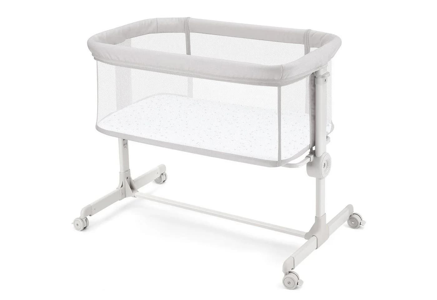 Ezebaby Beistellbett 2 in1 grau 7-fach höhenverstellbar - Bild 2