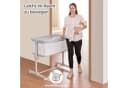 Ezebaby Beistellbett 2 in1 grau 7-fach höhenverstellbar Bild 3