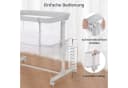 Ezebaby Beistellbett 2 in1 grau 7-fach höhenverstellbar Bild 5