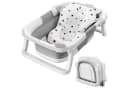 YOLEO Babybadewanne Silikon Klappbare Wanne für 0-2 Jahre Bild 1