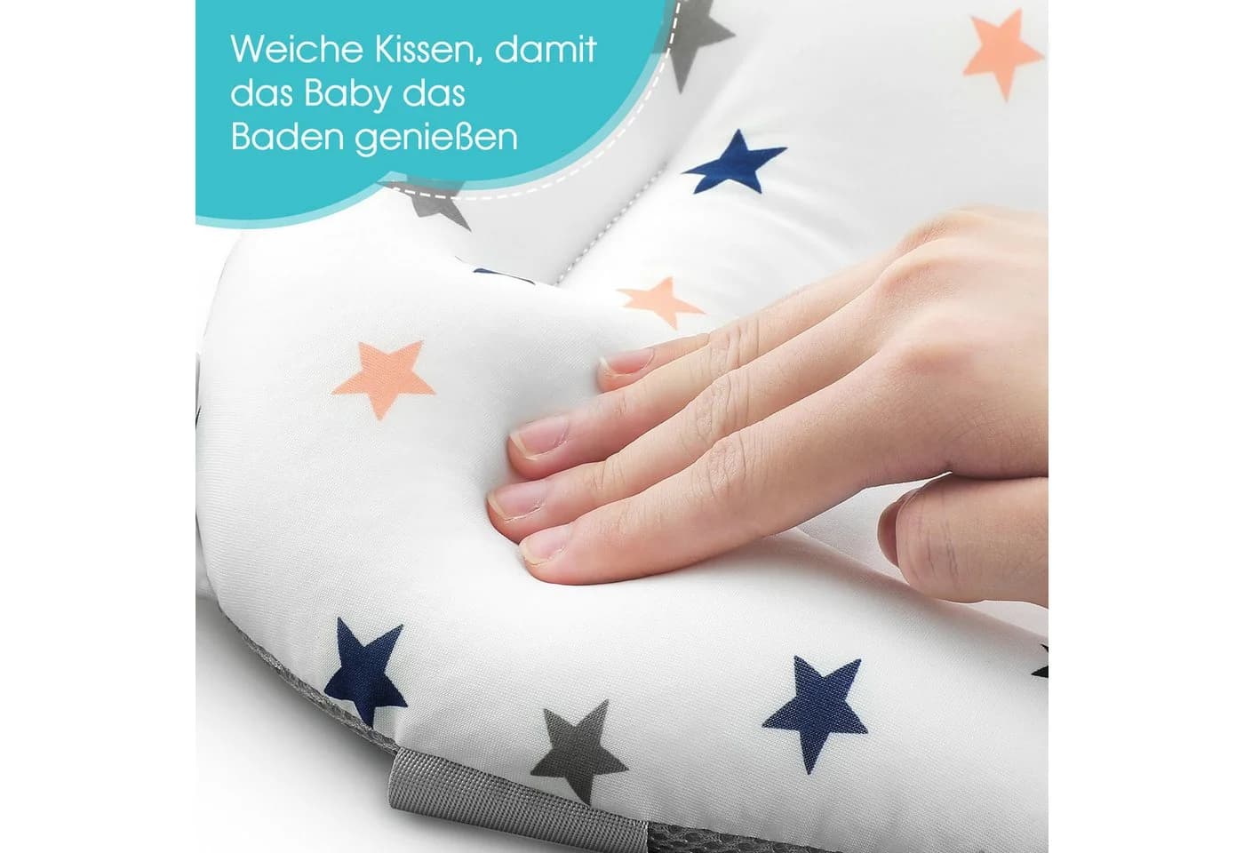 YOLEO Babybadewanne Silikon Klappbare Wanne für 0-2 Jahre - Bild 4
