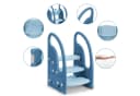 OUNUO Kinderhocker Kind-Tritthocker Kunststoff 3 Stufen Bild 3