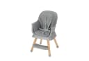 OUNUO Kinderstuhl 6 in 1 Baby Sitzerhöhung Grau Bild 4