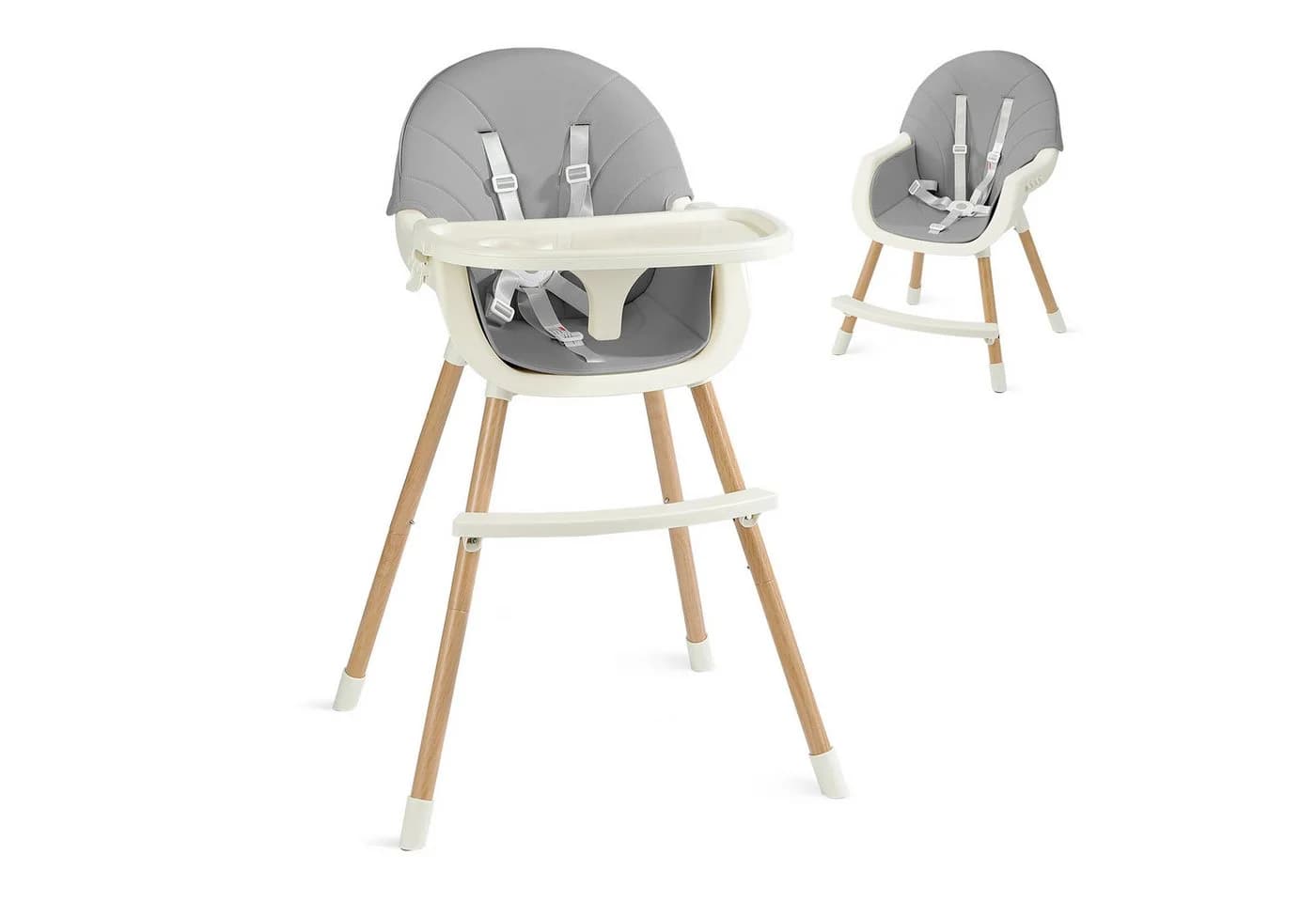 OUNUO Kinderstuhl Baby 2 in 1 Kindersitz Multifunktional Kinderstuhl - Bild 2