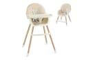 OUNUO Kinderstuhl Baby 2 in 1 Kindersitz Beige Multifunktional Bild 2