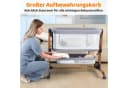 Ezebaby Beistellbett 3 in 1 Babybett Babywiege Neugeborene Schaukelbettchen Rädern Bild 5