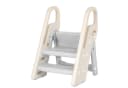 OUNUO Baby-Toilettensitz Klappbarer Hocker 3 Stufen Grau Bild 3