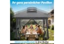 FIVMEN Partyzelt Gartenpavillon 4x4m 3-Stufen Höhenverstellbar Bild 5