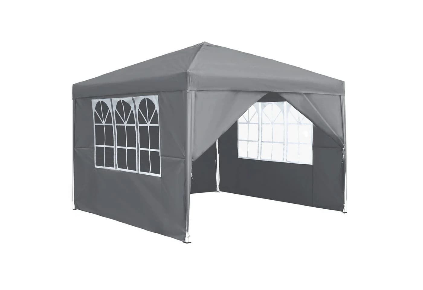 FIVMEN Partyzelt 3x3m Faltpavillon mit 4 Seitenteilen - Bild 2